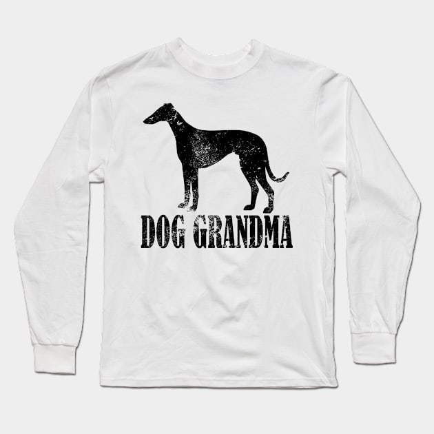 Whippet Dog Grandma Long Sleeve T-Shirt by AstridLdenOs